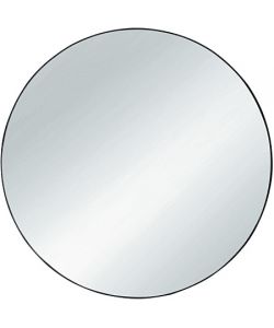 BOITE A DESIGN Specchio Decorativo Rotondo Nero Ø 50 cm per Parete