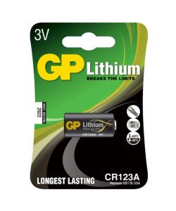 CR 123A-U1 / 123A - Batteria Super Litio CR123A (Blister 1 Pezzo)