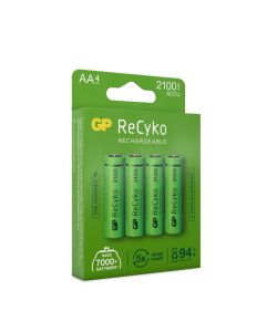 Recyko 210AAHCE-2WB4 / AA - Batteria Super Ricaricabile Stilo AA 2100mAh (Blister 4 Pezzi)