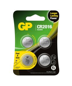 Batteria al Litio a Bottone 3V CR2016 (Blister 4 Pezzo)