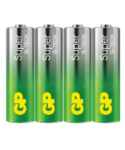 Batteria Super Alcalina 1,5V Stilo AA / 15A-2U4 / LR6 4 pz