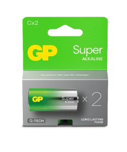Batteria Super Alcalina 1,5V Mezza Torcia C / 14A-U2 / LR14 2 pz
