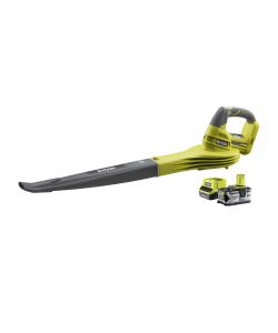 Ryobi Soffiatore 18V con Batteria 4Ah Verde e Nero - Alta Velocità 245 km/h