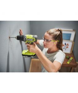 Ryobi Trapano Avvitatore 18V Kit con Torcia e Borsa - 2 Batterie 2Ah