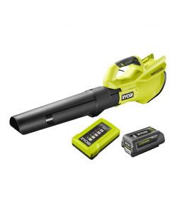 Ryobi Soffiatore Turbo Jet 36V Verde 193 km/h con Batteria 4,0Ah