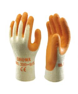 Showa Guanti Lavoro Lattice Arancio - Taglia 8
