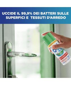 OUST Spray Disinfettante 400 ml - Uccide 99,9% Batteri - Fresco Pulito