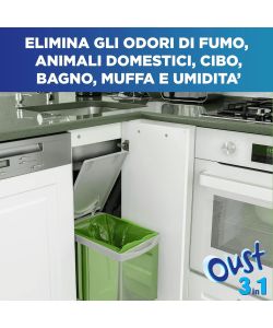 OUST Spray Disinfettante 400 ml - Uccide 99,9% Batteri - Fresco Pulito