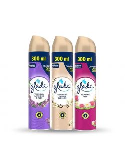 Glade Deodorante Spray Floreale 300ml - Lavanda, Relaxing Zen, Vanilla