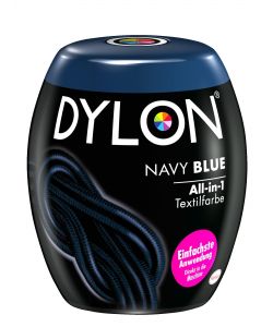 Dylon Colorante Tessuti Blu Navy 350g Polvere per Lavatrice