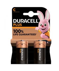 Pila Plus 1/2 Torcia Pz 2 Mn1400 Duracell