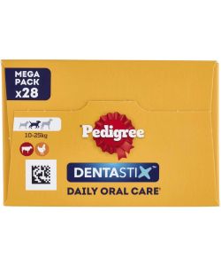 Pedigree Dentastix Snack Dentale per Cani Taglia Media Big Pack 28 Stick