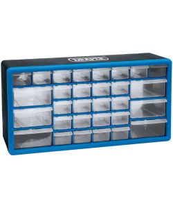 Draper Tools Cassetta degli Attrezzi con 30 Cassetti Blu 12015