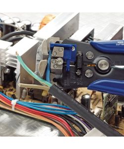 Draper Strumenti 2-in-1 Pinza Spela Fili/Cavi Automatica Blue 35385