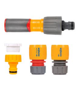 Hozelock Starter Set Grab Bag Lancia 3in1 e 3 Raccordi per Irrigazione