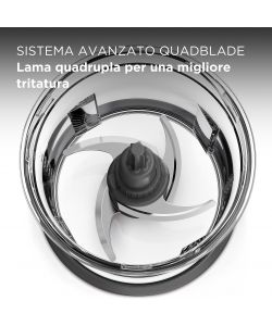 Kenwood Tritatutto 500 W 500 ml 4 lame Bianco/Grigio