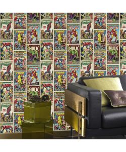 Kids at Home Carta da Parati Marvel Action Heroes