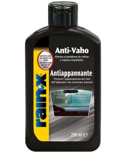Antiappannante liquido per interno vetri auto 200ml