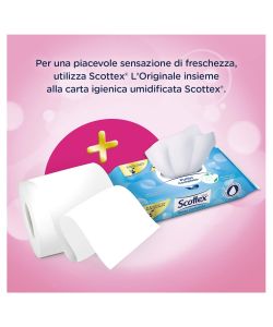 Scottex Carta Igienica Morbida e Assorbente 10 Rotoli Colore Rosa