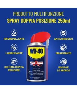WD-40 Lubrificante Universale Spray 250ml - Anticorrosivo e Multiuso