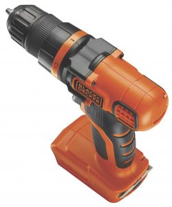 BLACK+DECKER Trapano Avvitatore 18V Arancione/Nero 28Nm Senza Batteria