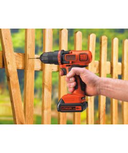 BLACK+DECKER Trapano Avvitatore 18V Arancione/Nero 28Nm Senza Batteria