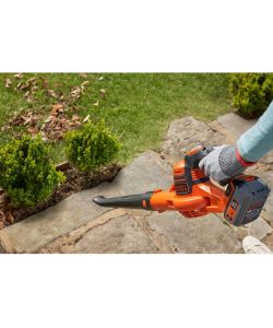 Black+Decker Soffiatore Ergonomico 18V Cordless - Batteria Litio 2Ah