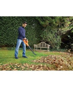 Black+Decker Soffiatore Ergonomico 18V Cordless - Batteria Litio 2Ah