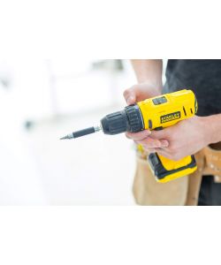 Stanley Trapano Avvitatore 10,8V Litio 1,5Ah - 2 Batterie e Valigetta