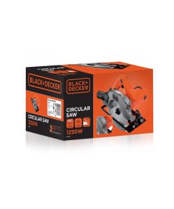 Black+Decker Sega Circolare 1250W Arancione/Nero 190mm 5300 giri/min