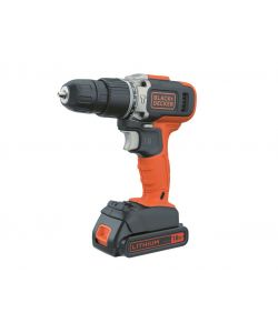 Trapano avvitatore a percussione batteria 18V Black+Decker