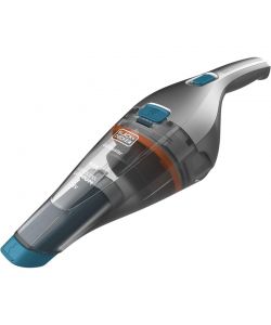 Black&Decker Aspirabriciole Ricaricabile 7.2V Blu e Argento 0.385L