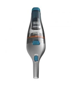 Black&Decker Aspirabriciole Ricaricabile 7.2V Blu e Argento 0.385L