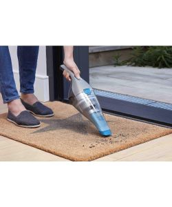 Black&Decker Aspirabriciole Ricaricabile 7.2V Blu e Argento 0.385L