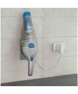 Black&Decker Aspirabriciole Ricaricabile 7.2V Blu e Argento 0.385L