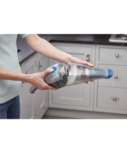 Black&Decker Aspirabriciole Ricaricabile 7.2V Blu e Argento 0.385L