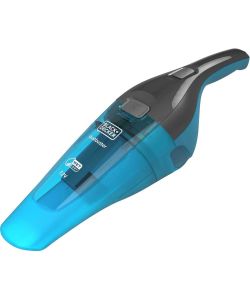 BLACK+DECKER Aspirapolvere Portatile Senza Fili Wet&Dry 7.2V Grigio/Azzurro