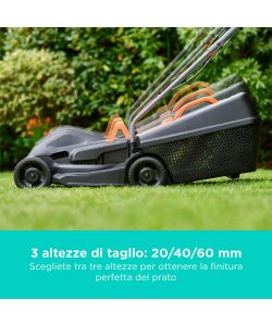Black+Decker Rasaerba Elettrico 1000W 32cm 3 Altezze