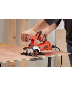 Black+Decker Mini Sega Circolare 400W Arancione - Diametro Disco 85mm