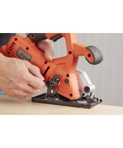 Black+Decker Mini Sega Circolare 400W Arancione - Diametro Disco 85mm
