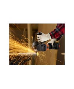 BLACK+DECKER Smerigliatrice Angolare 18V 115mm con Borsa e 3 Dischi