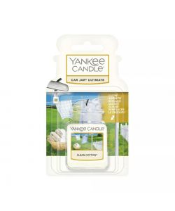 YANKEE CANDLE Profumatore Auto Car Jar Ultimate Clean Cotton 30g