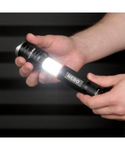 Torcia e lanterna Zoom regolabile 12X con base magentica