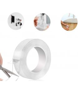 Nastro Biadesivo Trasparente Nano Gel 3m - Removibile e Lavabile