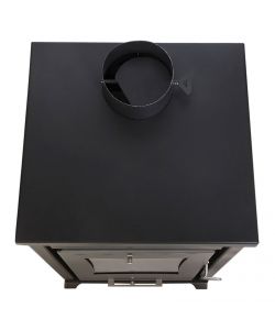 Stufa A Legna Olga Rossa potenza 15 Kw L45,5xp48,5xh91