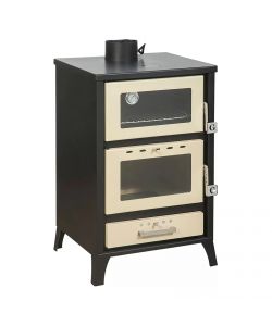 Stufa A Legna Con Forno Marika Beige 22 Kw