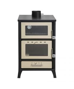 Stufa A Legna Con Forno Marika Beige 22 Kw