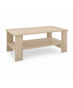 Tavolo da caffè rovere chiaro 41x55x100 cm elegante per zona giorno
