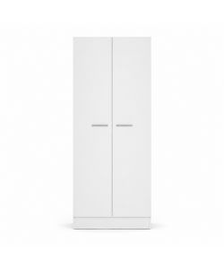 Armadio Doppia Anta Bianco - Design Elegante e Funzionale - 71x51,5x181H cm