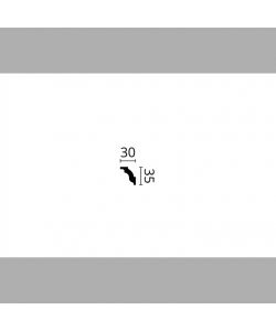 D4 DECOFLAIR Cornice soffitto polistirolo 35x30 mm 2 pezzi 2 m